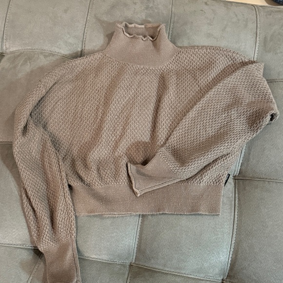 Calvin Klein Jeans Sweaters - Calvin Klein Jeans Taupe Cowl Neck Sweater